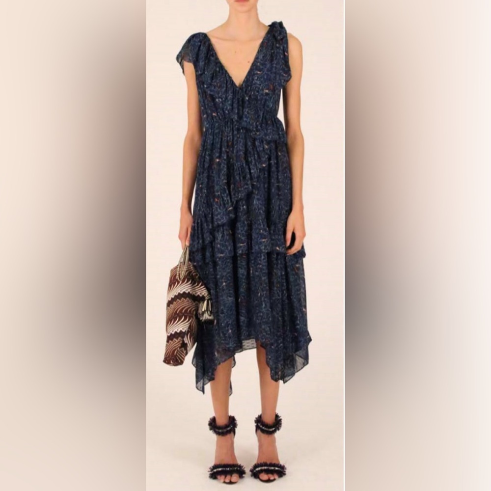 ULLA JOHNSON DANIA DRESS IN DUSK